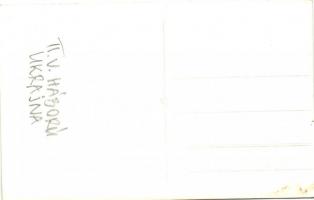 II. Világháborús katonai lap Kárpátaljáról, Vöröskeresztes kórház / WWII military postcard from Zaka...