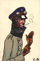 German military officer, ASCO (Arthur Schuerer &amp; Co.) 1134. B.-Sch. litho s: K. B. (EK)