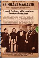 1941 Színházi magazin 4. évf. 14-26. lapszáma egybekötve, félvászon kötésben, jó állapotban