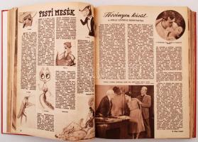 1956 a Színház mozi 9. évf. 1-42. lapszáma, egybekötve, későbbi műbőr kötésben, jó állapotban