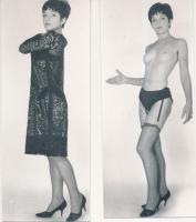 cca 1968 Privát vetkőzőszám hat jelenetben elmesélve, 6 db finoman erotikus fénykép, 17x7 cm  /
cca...