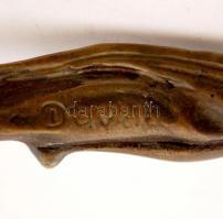 Szecessziós levélbontó, réz, jelzett (Duval), / Art nouveau bronze letter-opener 26 cm