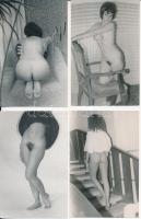 cca 1970 Emlékek közt válogatva, 8 db finoman erotikus fénykép, 14x9 cm /
cca 1970 8 erotic photos,...