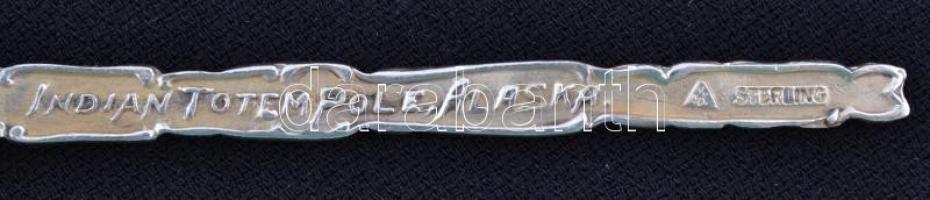 3 db díszes ezüst (Ag.) emlékkanál, jelzettek, br. 28,5 g