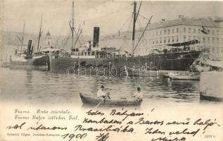 Fiume, Eastern part of the port, SS Baross