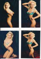 cca 1985 Fürdőrucis portfólió, 11 db műtermi fotó, 13x9 cm /
cca 1985 11 erotic photos, 13x9 cm