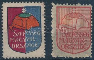 1921 Szepesség Magyarországé 2 db levélzáró