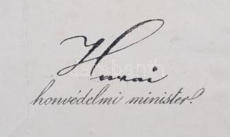 1912 Díszes k.u.k. őrnagyi kinevezés Hazai Samu honvédelmi miniszter aláírásával / Decorative appoin...