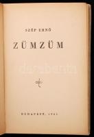 Szép Ernő: Zümzüm. Bp. 1943 (May János Ny.). 119p. Első kiadás! Készült 200 számozott példányban! Ez...