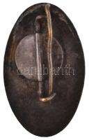 ~1950. Gazdaképző tanfolyam fém jelvénye (25x15,5mm) T:2