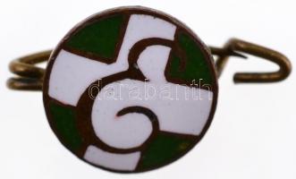 Zsákodi Csiszér János (1883-1953) 1930. "Sanctus Emericus" Br jelvény "LUDVIG BP THÉK...