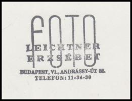 cca 1935 Szentpál Olga mozgásművészeti iskolájának növendékei, Leichtner Erzsébet pecséttel jelzett ...