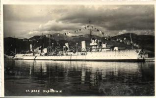 Kr. Brod Dubrovnik / Yugoslav destroyer Dubrovnik, Foto-Atelje L. Cirigovic photo