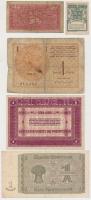 9db vegyes külföldi bankjegy, közte Csehszlovákia, Szerb-Horvát-Szlovén Királyság, Románia bankjegye...