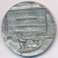 Olaszország 1986. "40 éves a Velencei Kereskedelmi Szövetség" jelzett Ag emlékérem (12,98g...