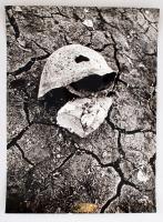 cca 1975 Barabás József: Mementó, feliratozott vintage fotóművészeti alkotás, 38x28 cm