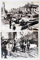 1945 Orosz katonák Budapesten, 6 db fotó, 21x36 cm és 30x40 cm közötti méretekben /
1945 Budapest, ...