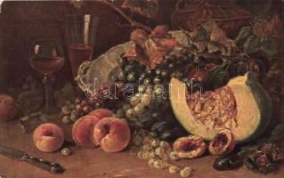 Früchtestilleben, Münchener Kunst No. 38 / Fruit, still life s: Heinrich Neppel