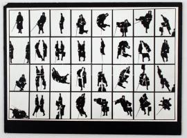 cca 1975 E. Szabó István: Ismertem egy öregasszonyt, feliratozott vintage fotóművészeti alkotás kartonra ragasztva, 30x40 cm