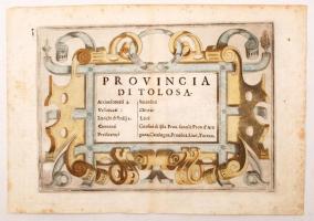 Nagy XVII. sz. metszet tétel: Összesen 12 db nagyméretű, díszes metszet:  cca 1646, Ferencesrendi Ca...