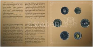 2010. 5Ft-200Ft 6klf db "Himnusz - Erkel / Kölcsey" dísztokos szett T:BU