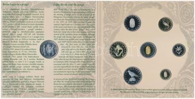 2007. 1Ft-100Ft 8klf db, szettben, benne "Berán Lajos és a pengő" Ag emlékérem (10g/0.999/...