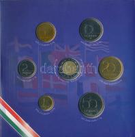 2004. 1Ft-100Ft 8klf db, szettben, benne 50Ft "Magyarország az EU tagja" T:BU Adamo FO38.1
