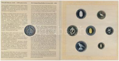 2008. 1Ft-100Ft 7klf db + Mátyás denár Ag fantáziaverete "Reneszánsz emlékév" dísztokos sz...