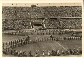 Budapest XIV. Népstadion, Ünnepélyes megnyitó; Képzőművészet Alap Kiadóvállalat