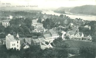 Rhöndorf, Rhoendorf; town-view from Drachenfels