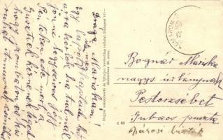 Csókakő látképe, templom (EK)