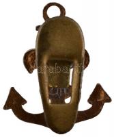 ~1930. "Vizicserkész" zománcozott Br gomblyuk jelvény (21,5x18mm) T:2