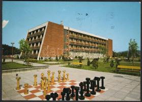 Modern sakk képeslap