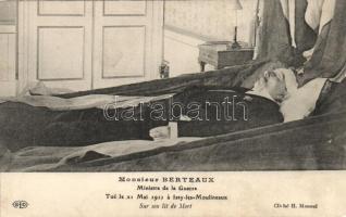 Monsieur Berteaux, Ministre de la Guerre, sur son lit de Mort / Henri Maurice Berteaux on his death bed