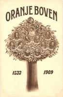 1533-1909 Oranje Boven / Royal family tree of the Netherlands