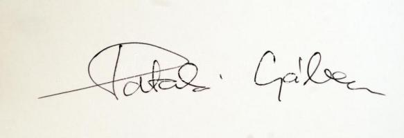 cca 1985 Pataki Gábor: A jel, aláírt vintage fotóművészeti alkotás, 40x30 cm