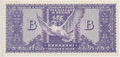 1946. 10.000.000BP hamis "MINTA" perforációval (with fake perforation) T:I-