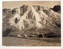 cca 1880 Algéria, Hammam Meskoutine, 21x27 cm, karton 33x44 cm / cca 1880 Algeria, Hammam Meskoutine, vintage photo, 21x27 cm