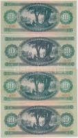 1969. 10Ft (4x) T:III mindegyiknél szép papír