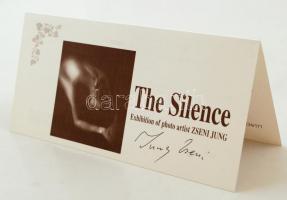 cca 1990 Jung Zseni: Szeptember, matricával jelzett vintage fotóművészeti alkotás, hozzáadva egy alá...