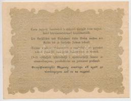 1848. 10Ft "Kossuth bankó" fordított hátlapi alapnyomat T:III szép papír
Adamo G111h