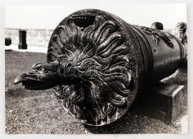 cca 1980 Balásy Pál: Budapesti városképek, 4 db feliratozott vintage fotó, 39x29 cm