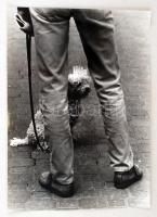 cca 1980 Balásy Pál: Budapesti életképek, 3 db feliratozott vintage fotó, 40x28 cm és 39x26 cm közöt...