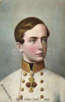 Kaiser Franz Josef I / Franz Joseph I in 1848, B.K.W.I. 462-10. s: Charles Scolik (fl)