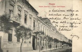 Pöstyén, Piestany; Ferenc József út / street (EK)