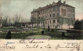 Zimony, Zemun; Leánygimnázium / girls school (EK)