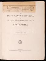 Kossuth Ferencz: Adatok a Duna- Száva csatorna és az Adria felé vezetendő viziút kérdéséhez.
Bp. 19...