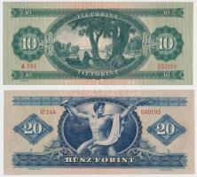 1949. 10Ft + 20Ft T:III szép papír
