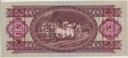 1968. 100Ft "MINTA" perforációval és felülnyomással "B 000 000394" sorozatszámma...