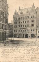 Budapest V. Nádor utca, Rimamurányi-Salgótarjáni vasmű Rt. palotája, Körner Vilmos és társa üzlete, kiadja Barta S.